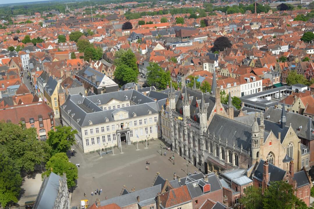Vista da torre de Belfry